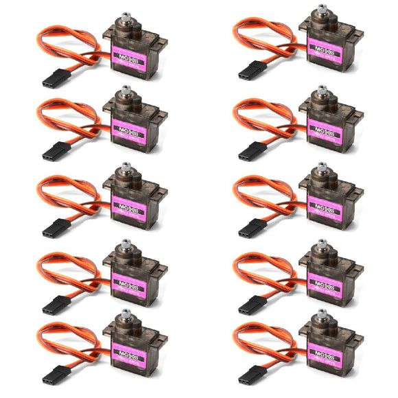 4/5/10/20 Pcs MG90S Semi-metal/All metal gear Optional 9g Servo SG90 For Rc Helicopter Plane Boat Car MG90 9G Trex 450 RC Robot