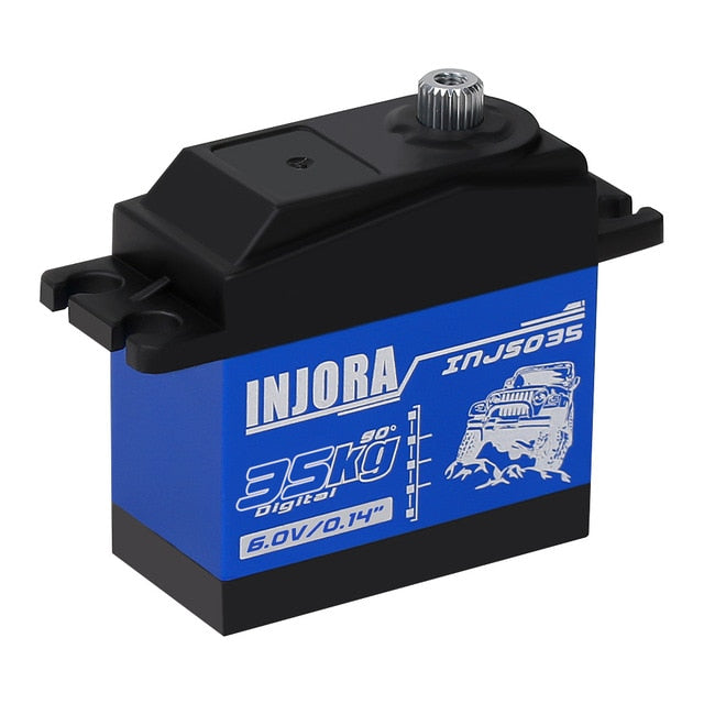 INJORA INJS025 RC Car 25KG 35KG Metal Gear Large Torque Digital Servo for RC Car Crawler SCX10 TRX4 RC Car Truck Robot Parts